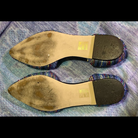 J. Crew | Colorful Tweed D’orsay Style Pointed Flats - Picture 5 of 5